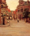 The Red Roofs of Haarlem aka A Street in Holland William Merritt Chase